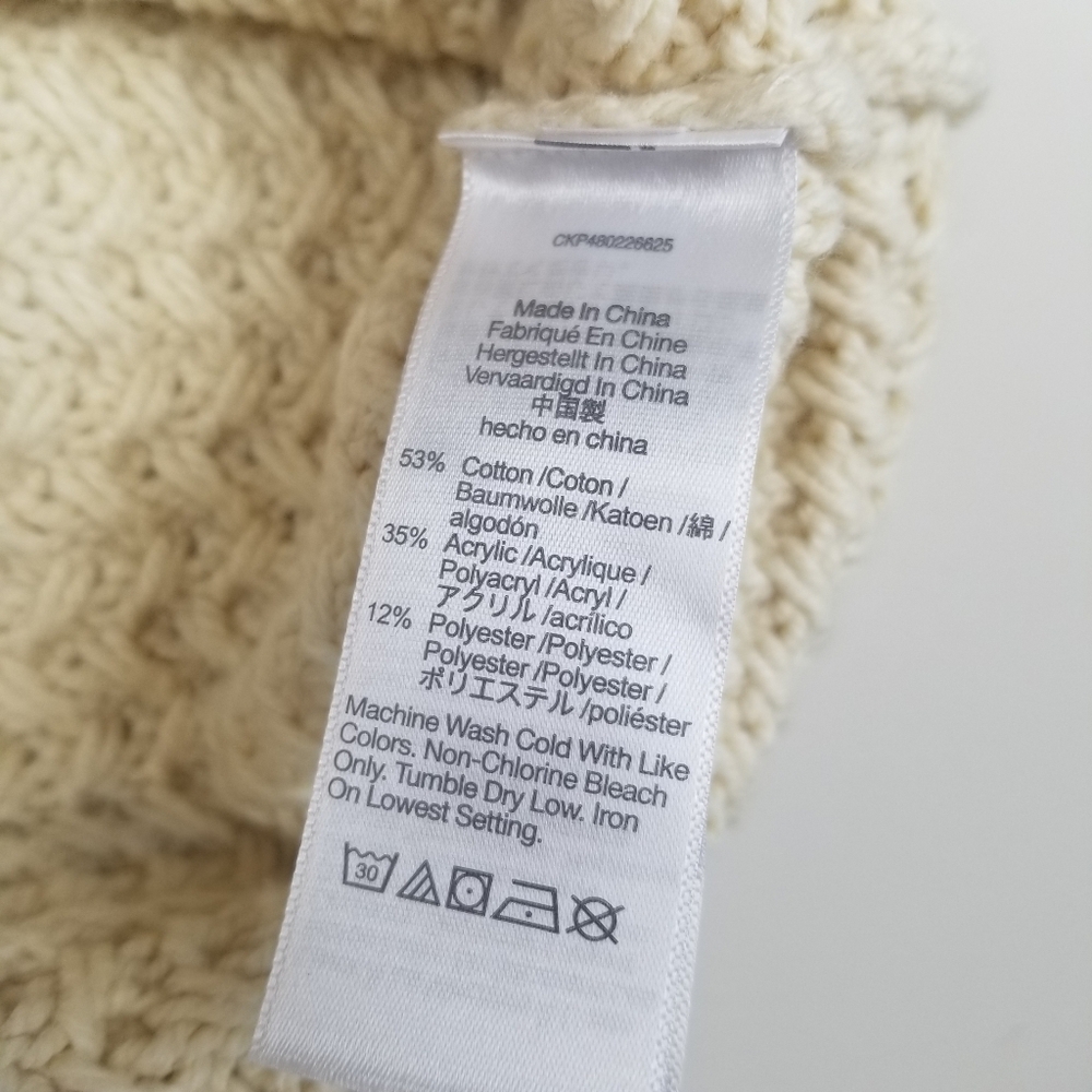 Madewell Textured Turtleneck Sweater Vest Size XS NWT - Picture 7 of 7